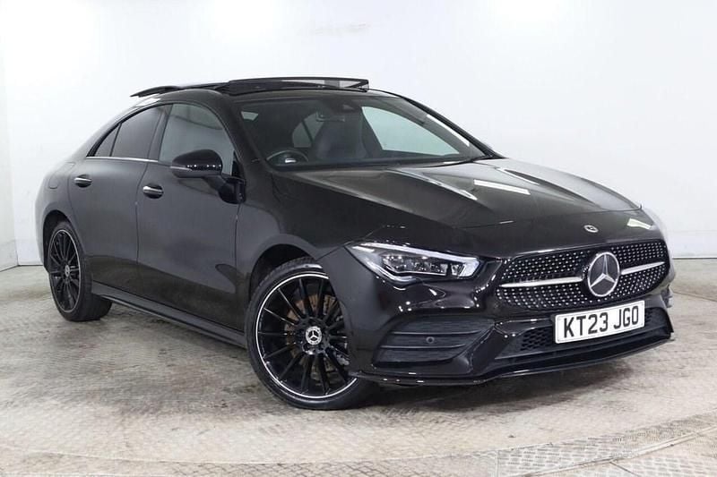 Black Used 2023 Mercedes CLA250e AMG Line Premium Plus Sedan | £26,475 (Fair price) - Image 1/1