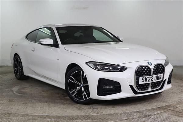White Used 2022 BMW 420 M Sport Coupe | £27,475 (Super price) - Image 1/1