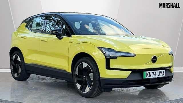 Metallic moss yellow Used 2024 Volvo EX30 Plus SUV | £24,000 (Good price) - Image 1/3