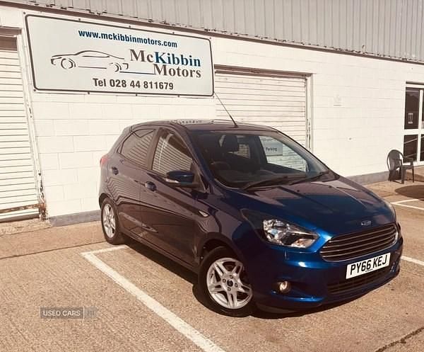 Blue Used 2017 Ford Ka Zetec Hatchback | £6,245 (Fair price) - Image 1/4