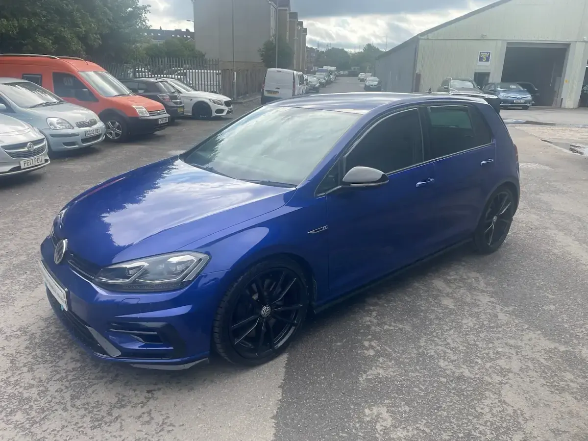 Used VW Golf VII R 310 HP (228 kW) 2018 Blue Hatchback
