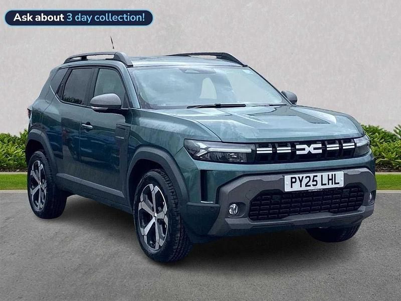 Green New 2025 Dacia Duster Journey SUV | £25,499 - Image 1/4