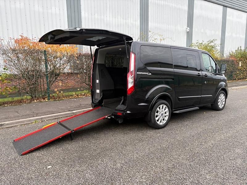 Black Used 2020 Ford Tourneo Custom Titanium Van | £17,940 (Good price) - Image 1/4