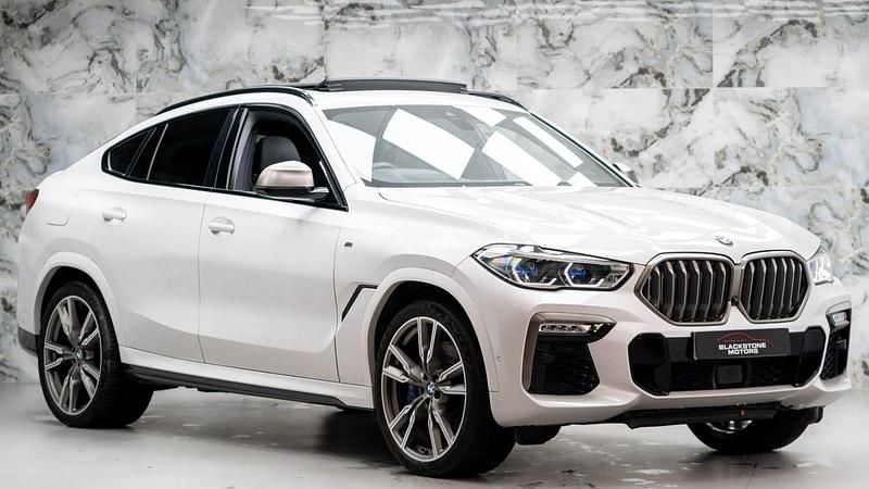 White Used 2020 BMW X6 Sport Line SUV | £41,989 - Image 1/4
