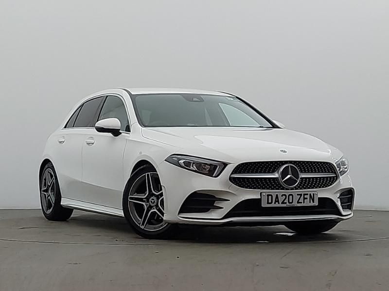 White Used 2020 Mercedes A200 AMG line Hatchback | £17,998 (Fair price) - Image 1/4