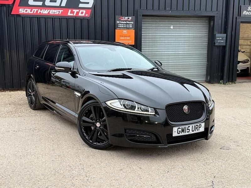 Used Jaguar XF Sportbrake R-Sport 200 HP (147 kW) 2015 Black Estate