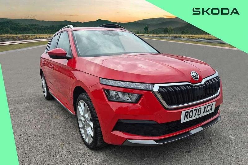 Corrida red Used 2020 Skoda Kamiq SE L SUV | £16,000 (Fair price) - Image 1/4