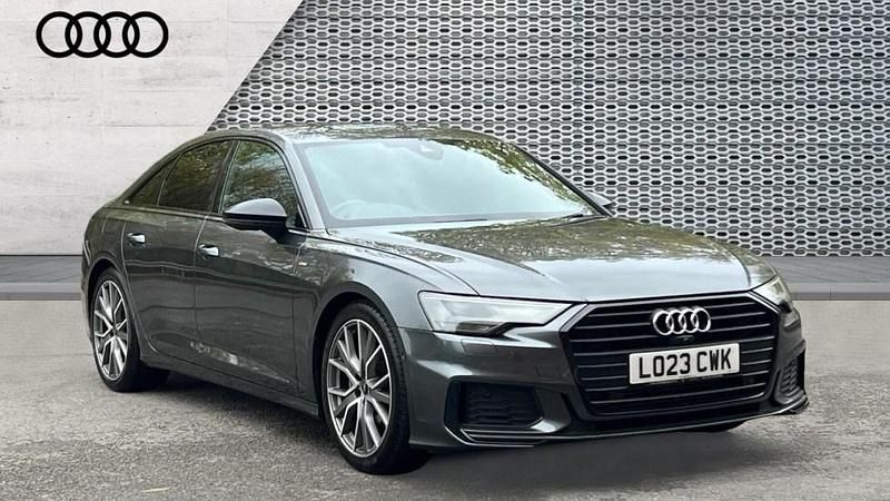 Grey Used 2023 Audi A6 Black Edition Sedan | £27,383 (Fair price) - Image 1/4