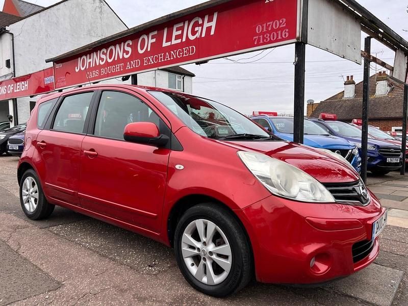 Used Nissan Note Acenta 110 HP (80 kW) 2010 Red Hatchback