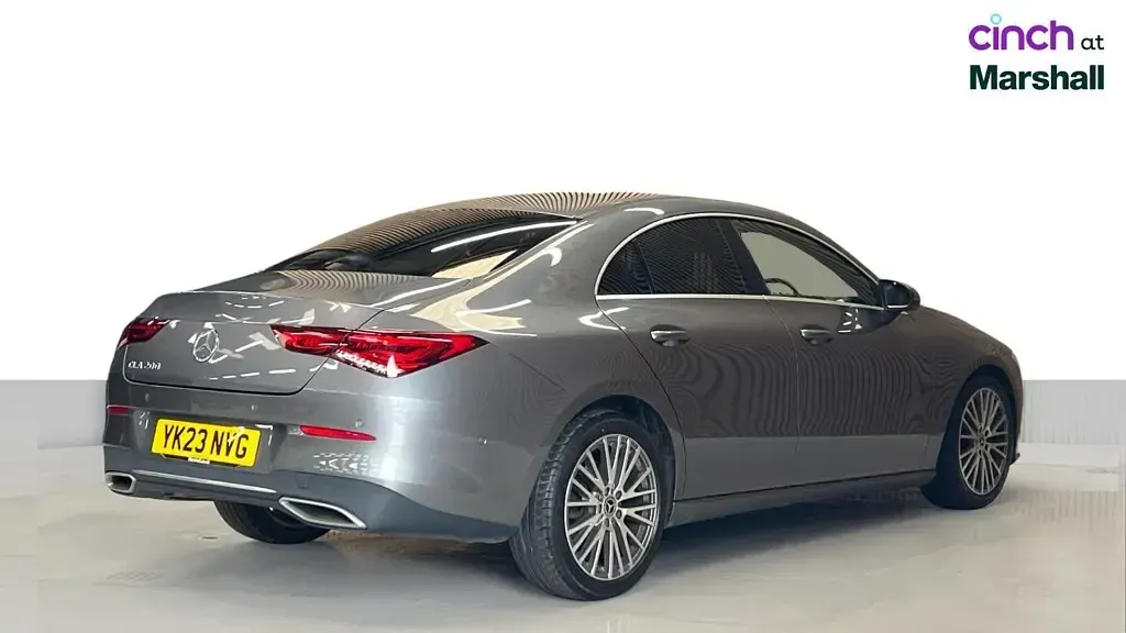 Used Mercedes CLA200 Executive 163 HP (119 kW) 2023 Mountain grey metallic Coupe