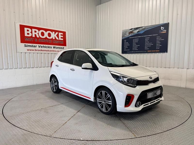 Used Kia Picanto GT-Line S 99 HP (72 kW) 2020 White Hatchback