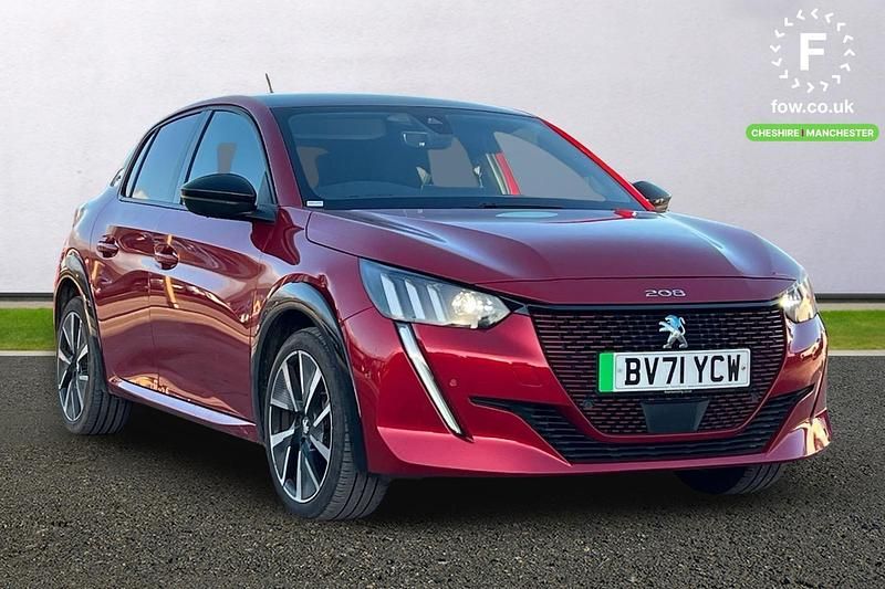 Red Used 2021 Peugeot e-208 GTi Hatchback | £12,599 (Fair price) - Image 1/4
