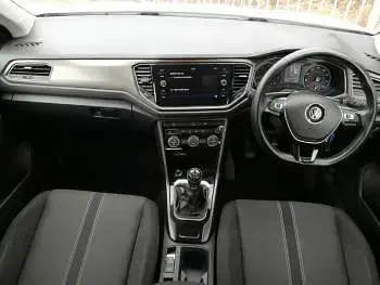 Used VW T-Roc SE 115 HP (84 kW) 2018 White SUV
