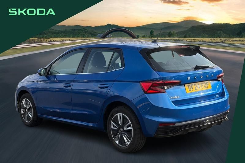 Used Skoda Fabia SE L 108 HP (79 kW) 2024 Blue Hatchback