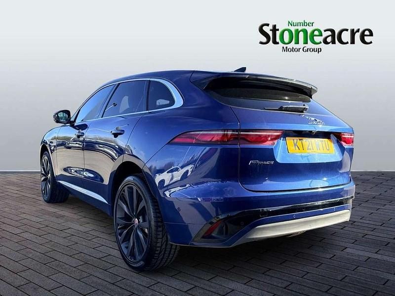 Used Jaguar F-Pace R-Dynamic 250 HP (183 kW) 2021 Blue SUV