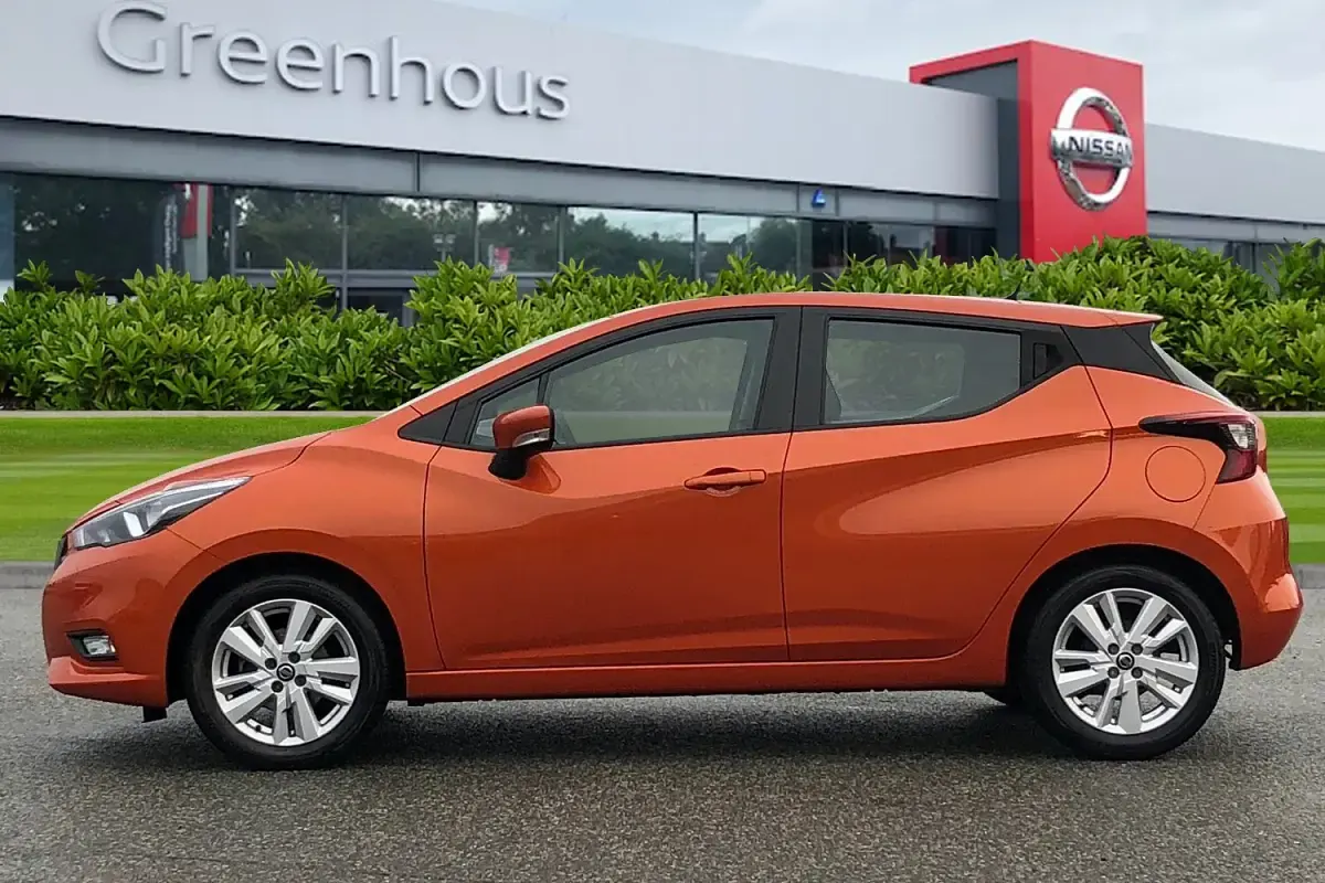 Used Nissan Micra Acenta 2019 Orange Hatchback