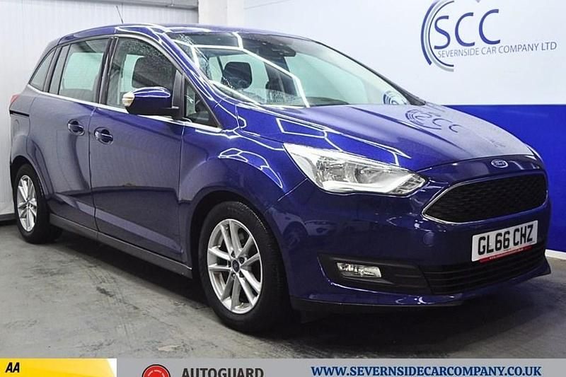 Used Ford Grand C-Max Zetec 120 HP (88 kW) 2016 Blue MPV