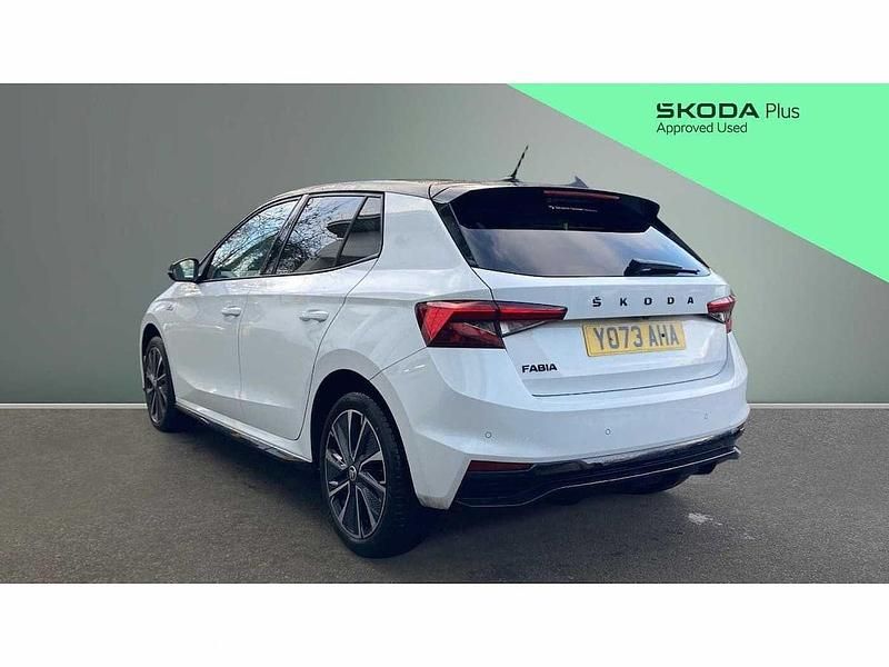 Used Skoda 110 R Monte Carlo 81 HP (59 kW) 2024 Moon white metallic body / black magic pearl effect roof Hatchback
