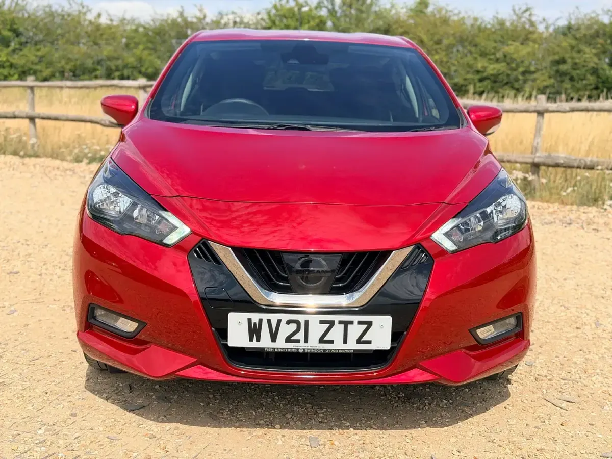 Used Nissan Micra Acenta 92 HP (67 kW) 2021 Red Hatchback