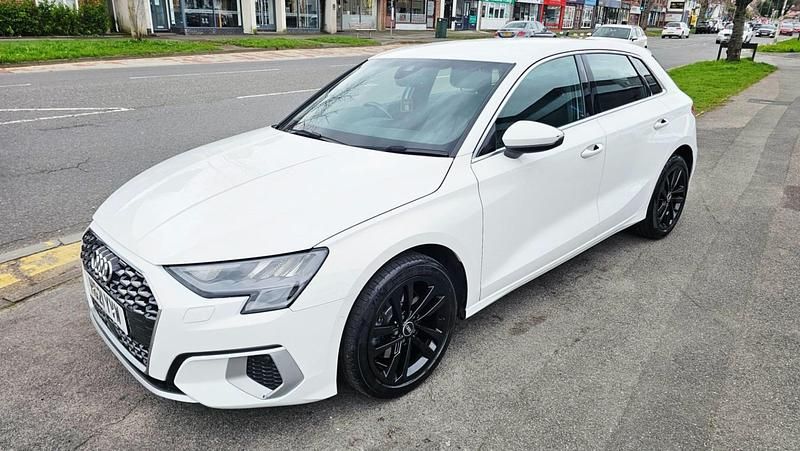 Used Audi A3 Sport 2021 White Sedan