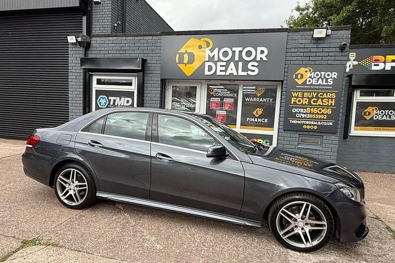 Grey Used 2014 Mercedes E220 AMG line Sedan | £6,495 (Fair price) - Image 1/1