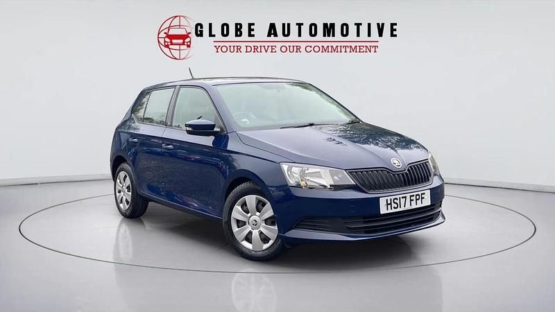 Used Skoda Fabia 2017 Blue Hatchback