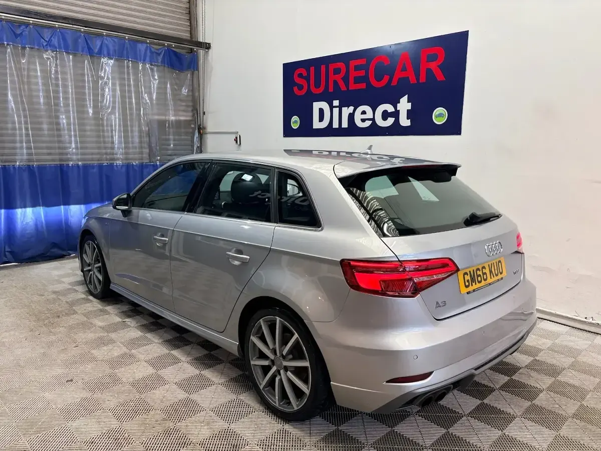 Used Audi A3 S-Line 190 HP (139 kW) 2017 Silver Hatchback