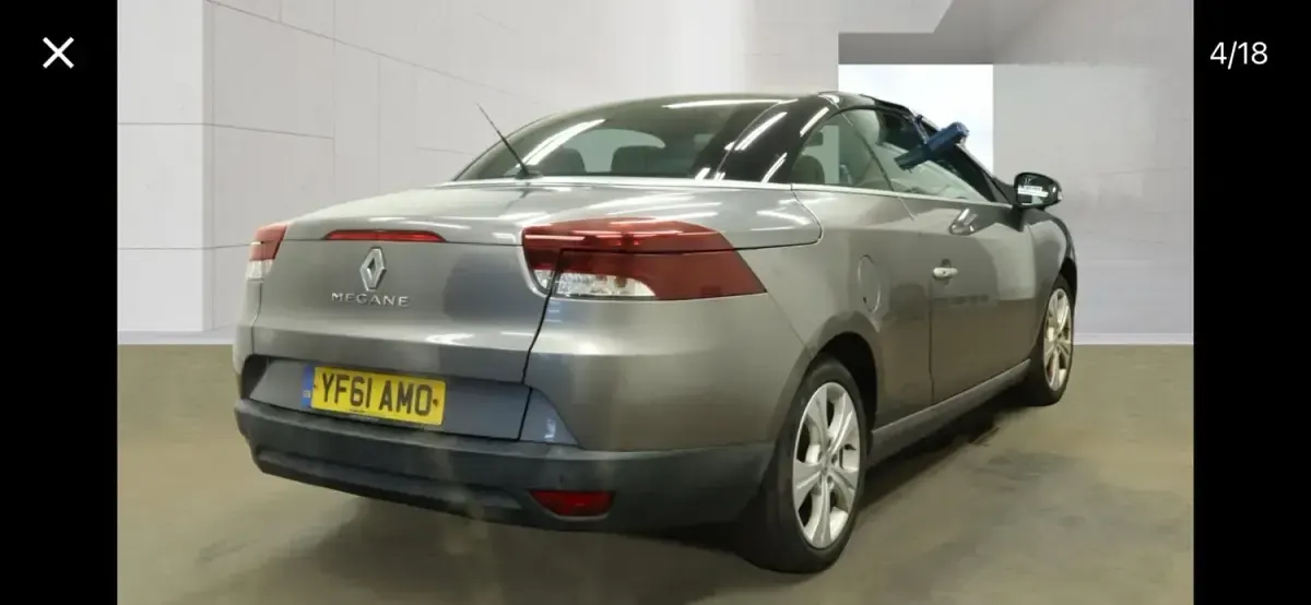 Usado Renault Mégane Cabriolet Dynamique 2011 Cinzento Cabrios
