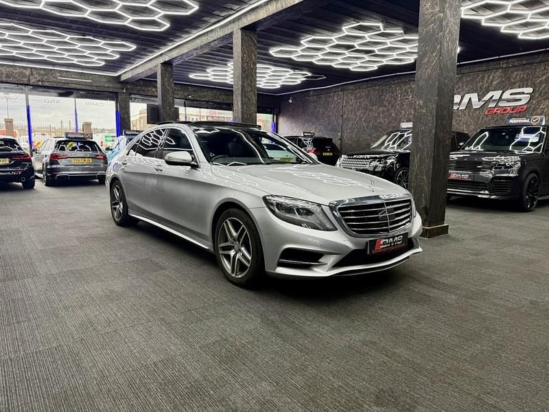 Used Mercedes S350L AMG line 2015 Silver Sedan