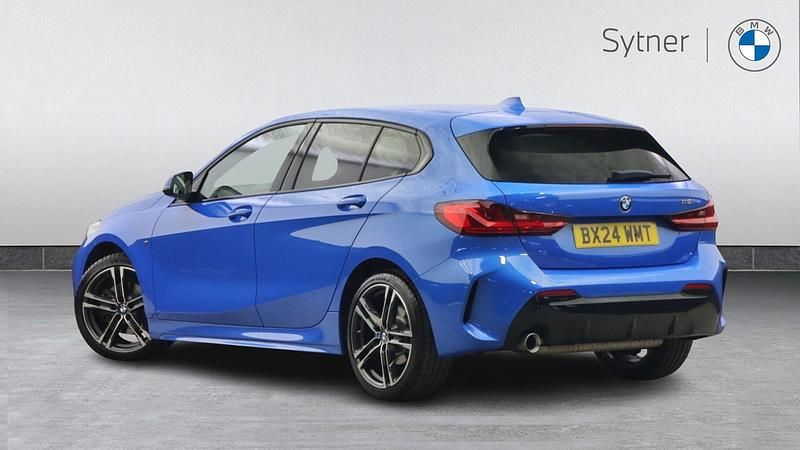 Used BMW 118 M Sport 134 HP (98 kW) 2024 Blue Hatchback