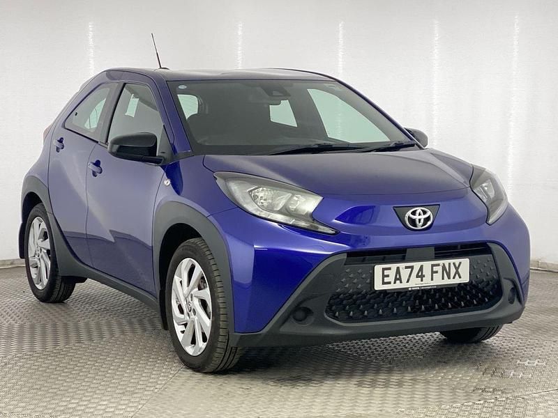 Blue Used 2024 Toyota Aygo PURE Hatchback | £15,395 (Fair price) - Image 1/4