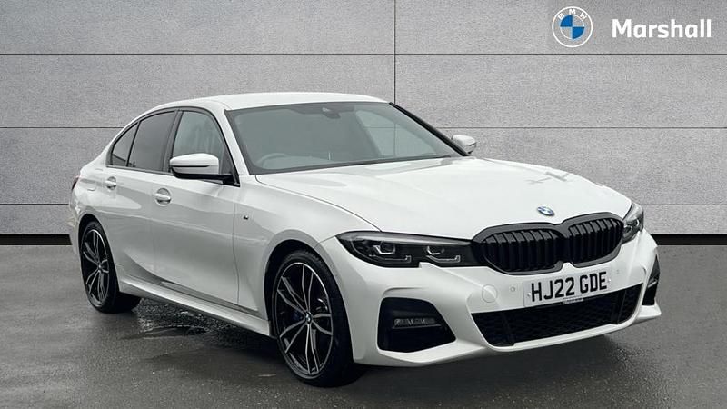 Alpine white Used 2022 BMW 330 M Sport Sedan | £25,990 (Fair price) - Image 1/4