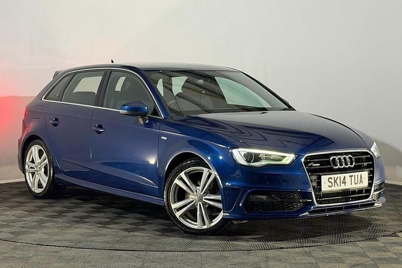 Blue Used 2014 Audi A3 S-Line Hatchback | £7,295 (Fair price) - Image 1/1
