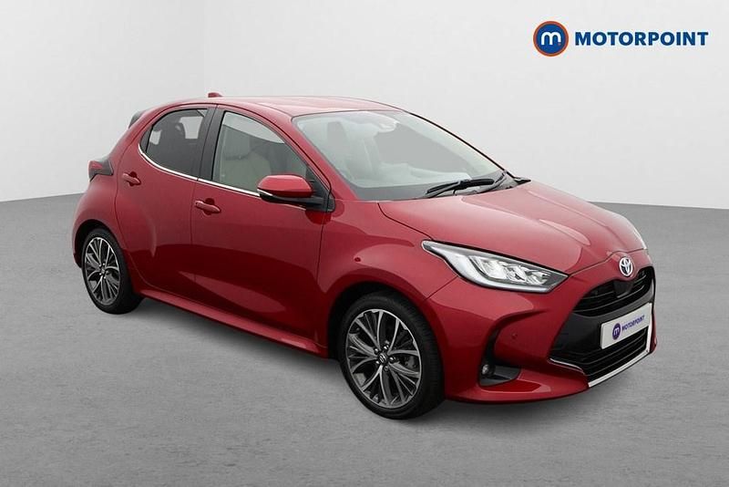 Used Toyota Yaris Hybrid 2023 Red Hatchback