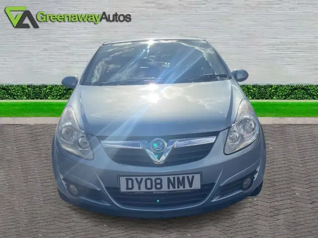 Used Vauxhall Corsa Design Edition 89 HP (65 kW) 2008 Blue Hatchback