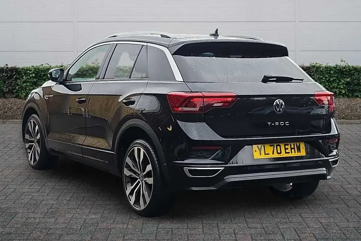 Used VW T-Roc R-line 150 HP (110 kW) 2021 Black SUV