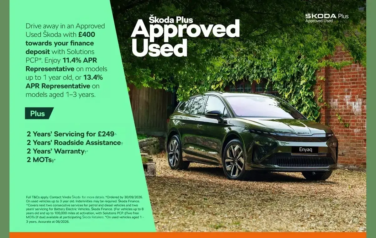 Used Skoda Enyaq iV SportlinePlus 206 kW (281 HP) 2024 Graphite grey metallic SUV