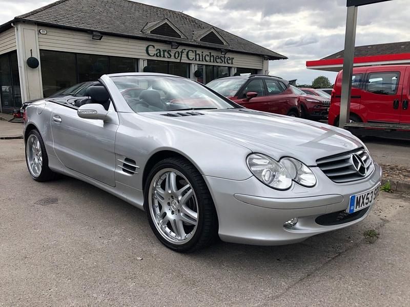 Used Mercedes SL500 2003 Silver Cabriolet