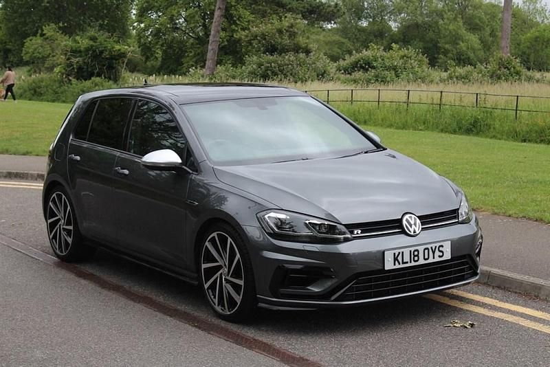 Grey Used 2018 VW Golf VII R Hatchback | £23,995 (Expensive) - Image 1/4