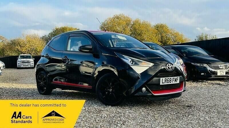 Black Used 2018 Toyota Aygo x-press Hatchback | £5,495 (Super price) - Image 1/4