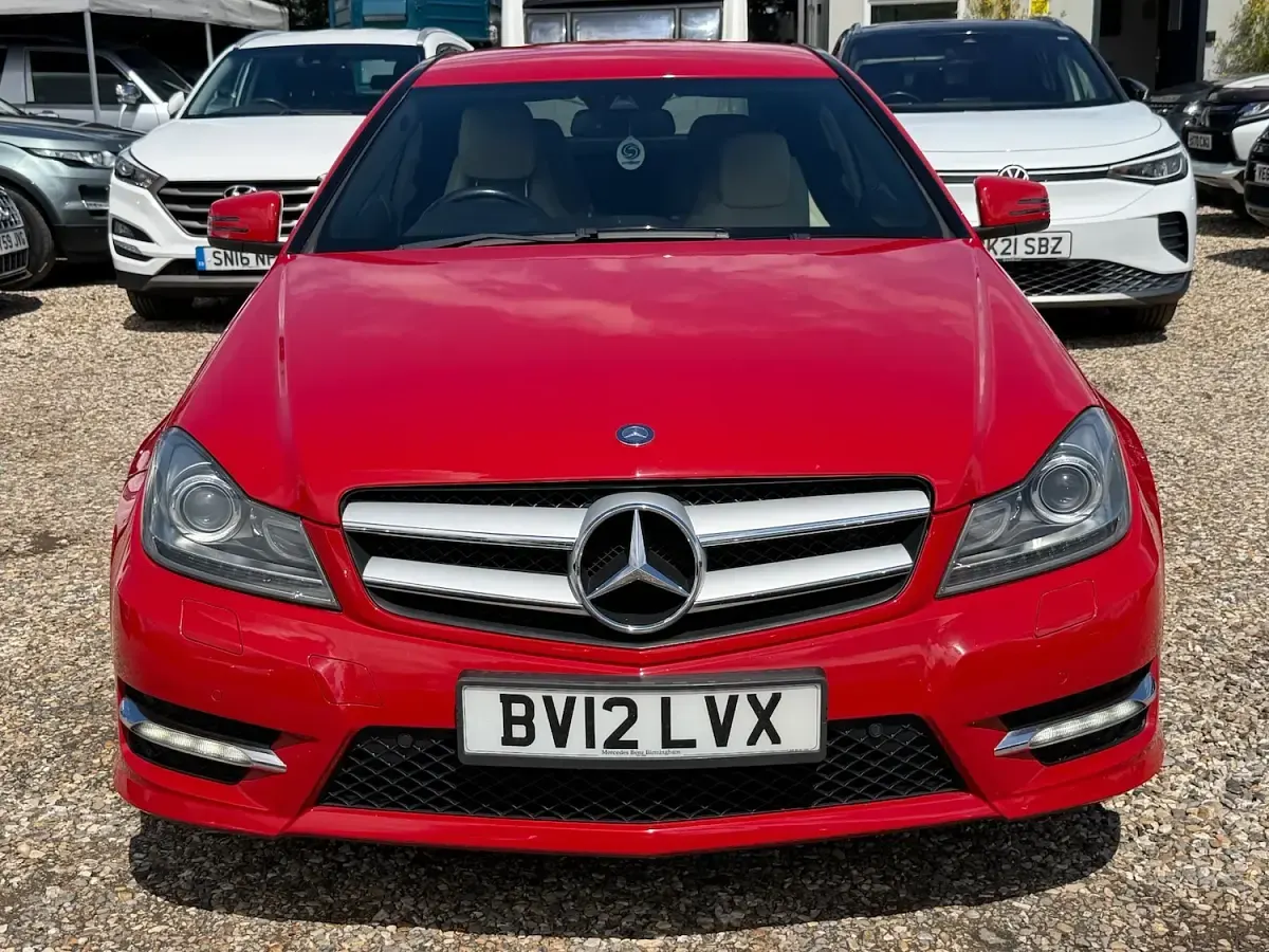 Used Mercedes C180 Sport Edition 2012 Red Coupe