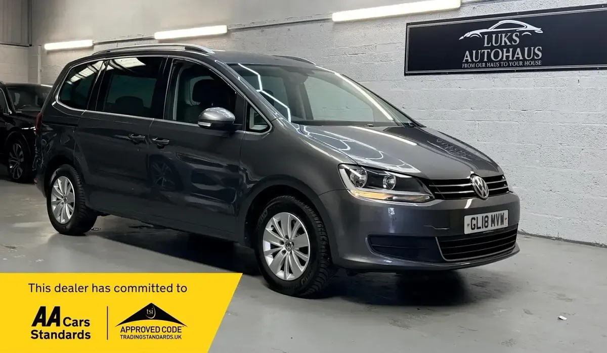 Used VW Sharan SE 177 HP (130 kW) 2018 Black MPV