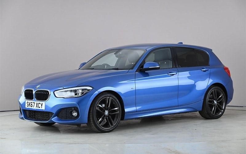 Used BMW 118 M Sport 136 HP (100 kW) 2017 Blue Hatchback