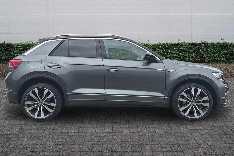 Begagnad VW T-Roc R-line 150 HK (110 kW) 2021 Grå SUV