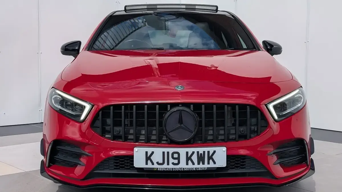 Used Mercedes A35 AMG Premium Plus 2019 Red Hatchback
