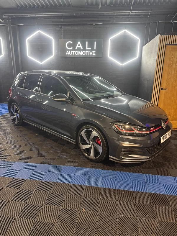 Used VW Golf VII GTI 2020 Blue Hatchback