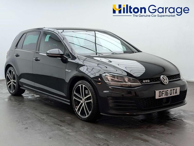 Used VW Golf VII GTD 184 HP (135 kW) 2016 Black Hatchback