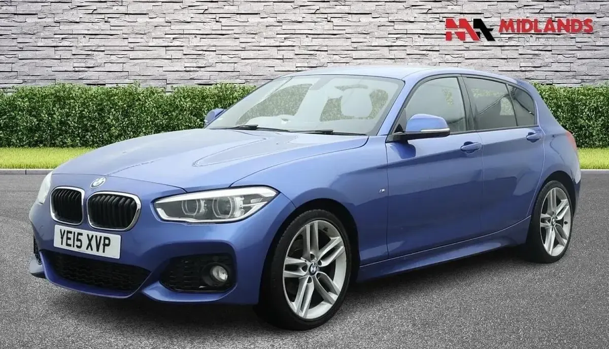 Used BMW 116 M Sport 116 HP (85 kW) 2015 Blue Hatchback
