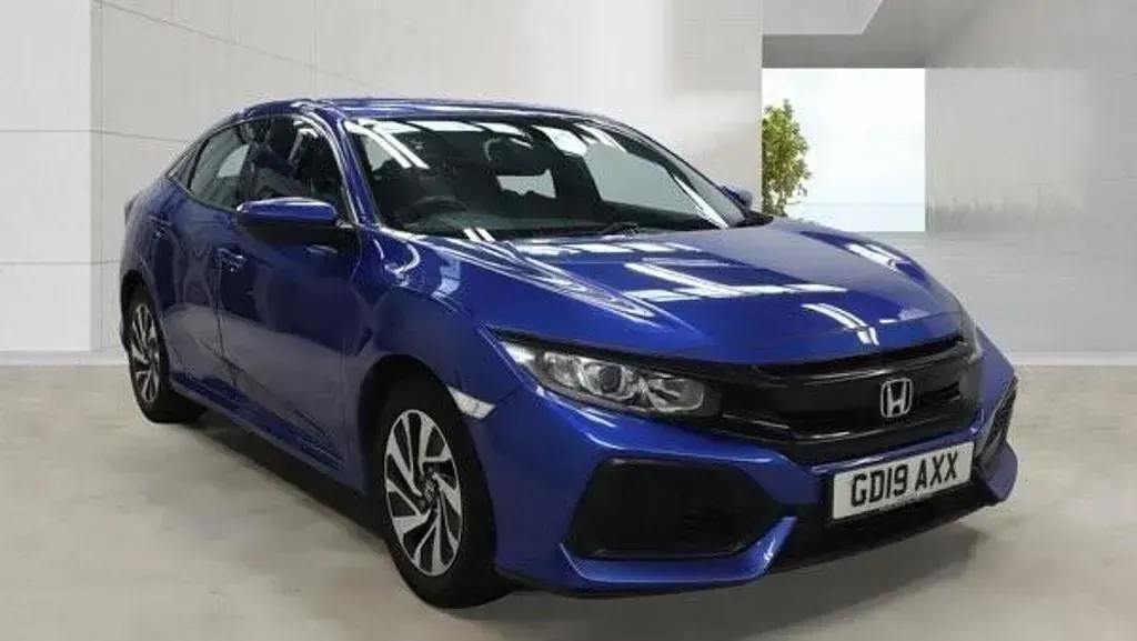 Used Honda Civic SE 2019 Blue Hatchback