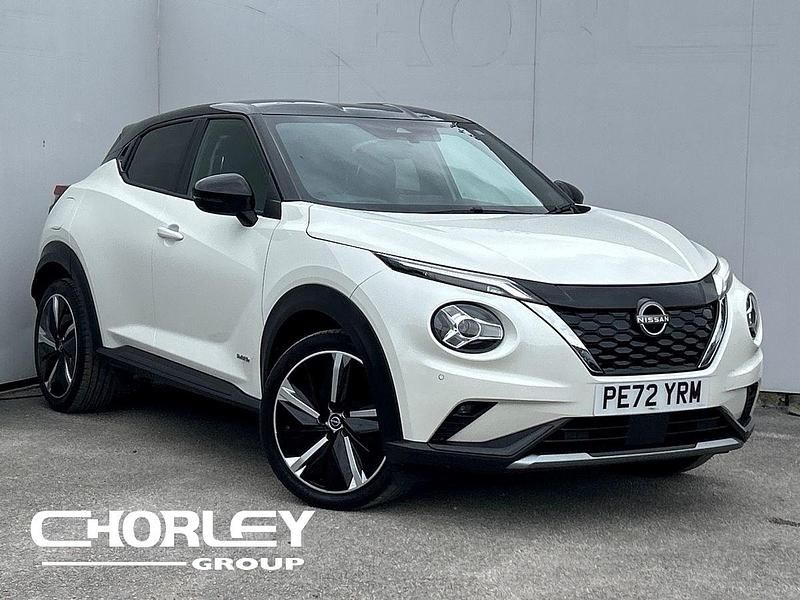 White Used 2022 Nissan Juke Tekna+ SUV | £17,235 (Fair price) - Image 1/4